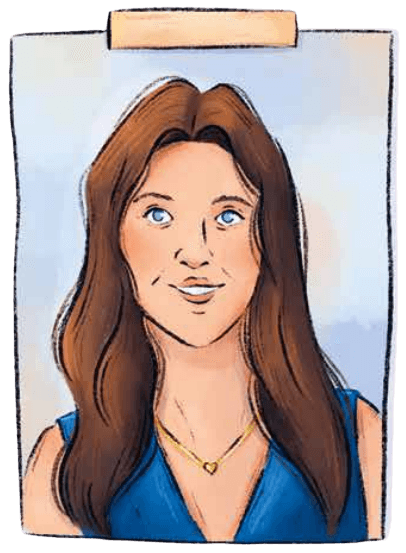 Natalie Barros - Karikatur